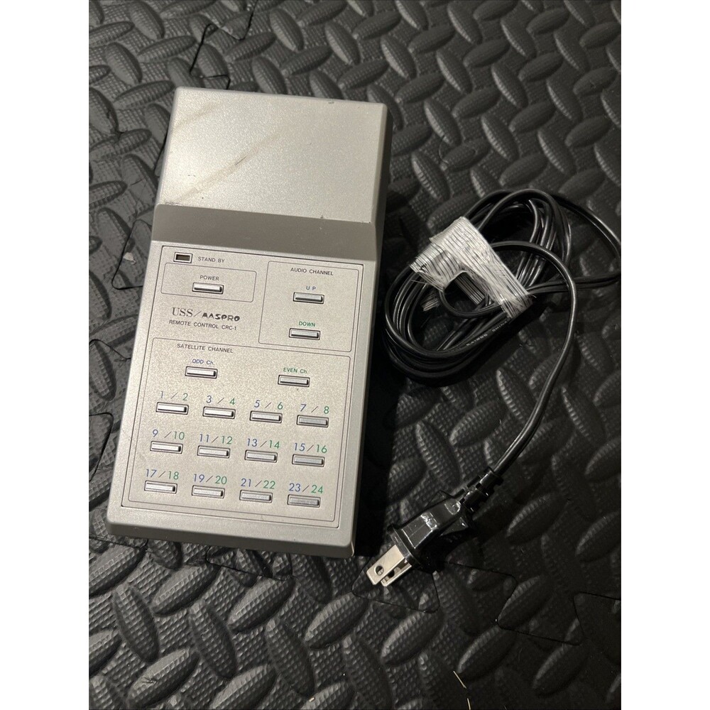 Clean Rare USS Maspro Crc-1 Remote Control Controller AC117 Made In Japan